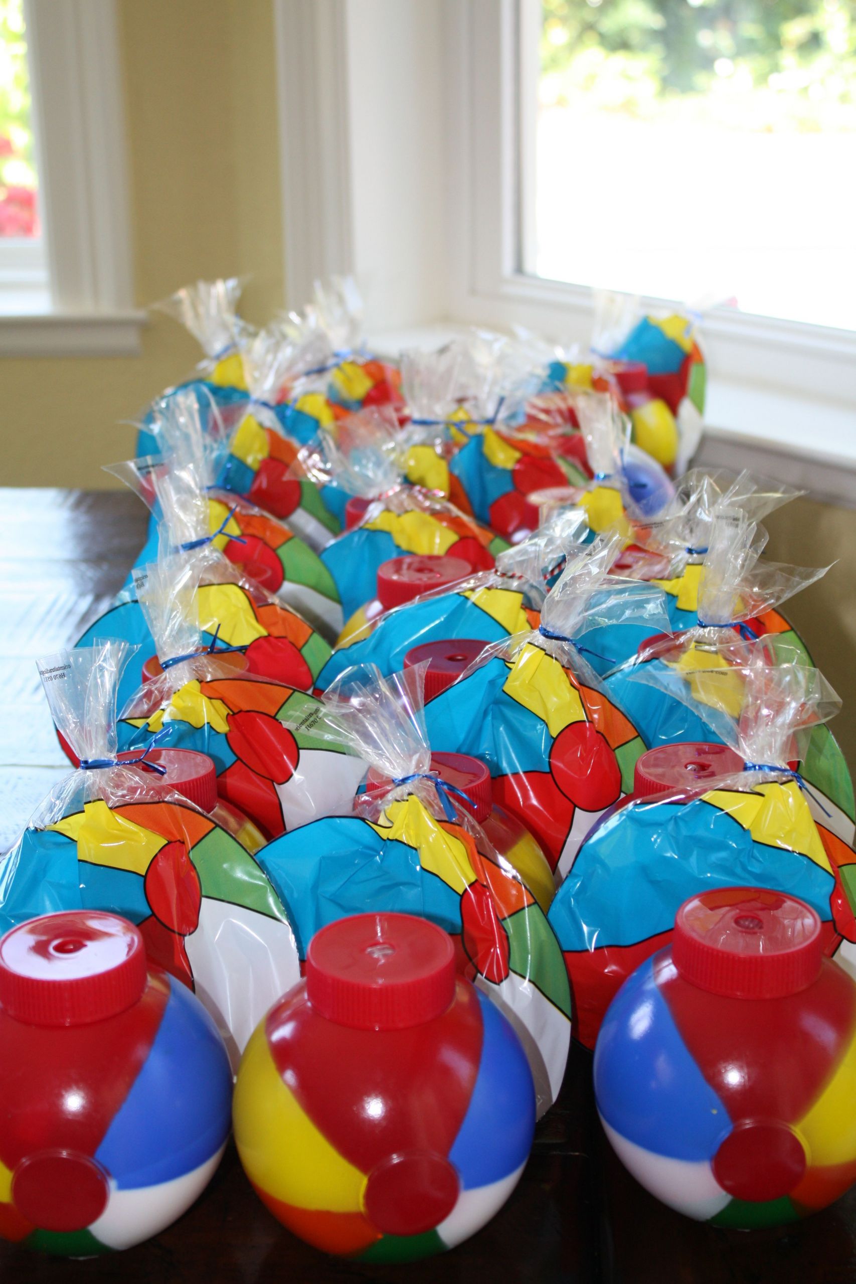 Beach Party Ideas For Toddlers
 Beach ball party favors
