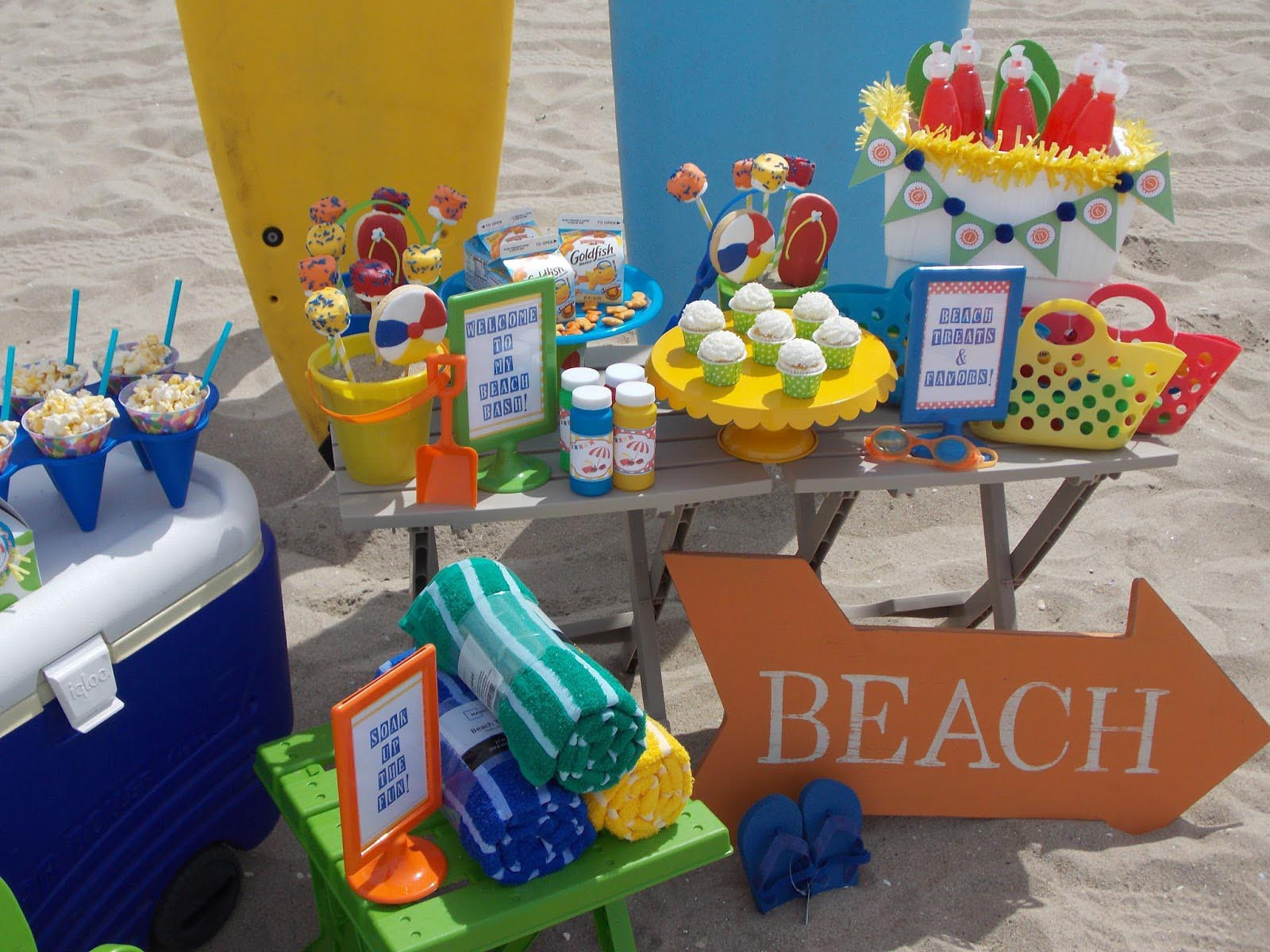 Beach Theme Party Ideas For Kids
 Beach Themed Kid Birthday Party