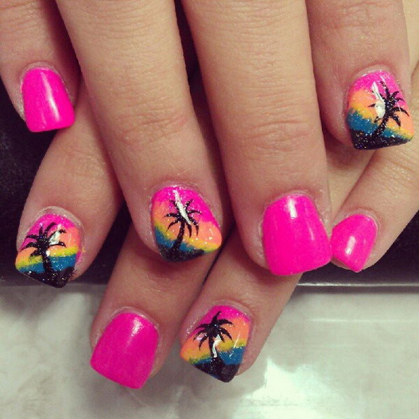 Beach Themed Nail Art
 30 Beach Themed Nail Art Designs Noted List