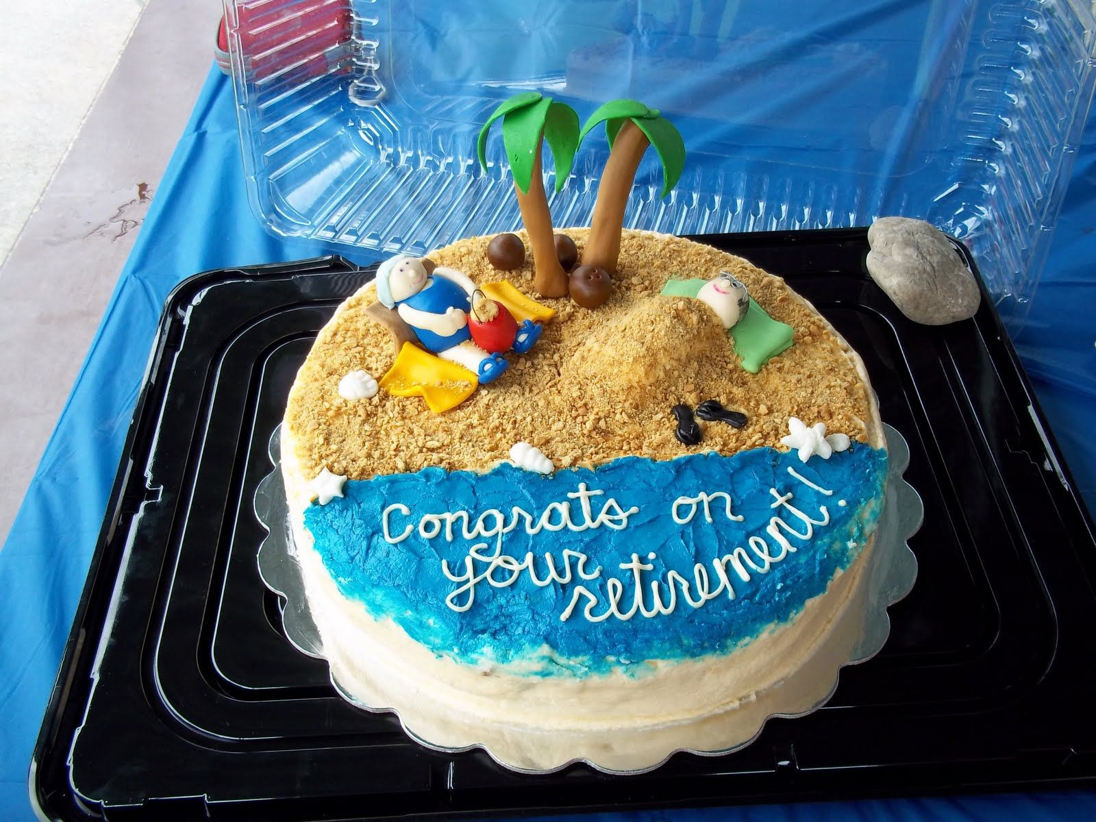 Beach Themed Retirement Party Ideas
 beach theme retirement cakes Cakes by Jenn