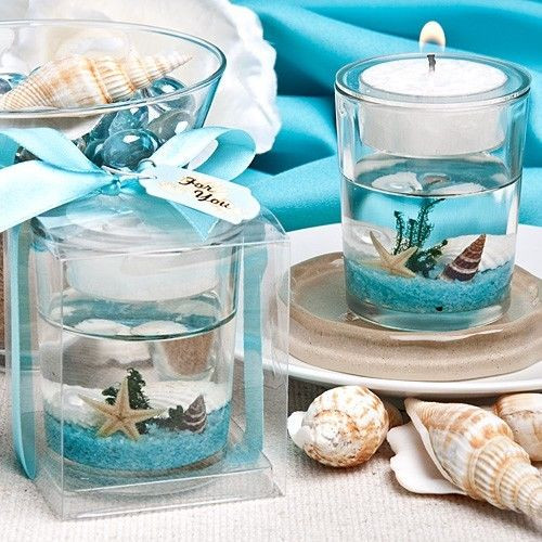 Beach Themed Wedding Favors
 Beach Themed Candle Favor Wedding Bridal Shower Gift