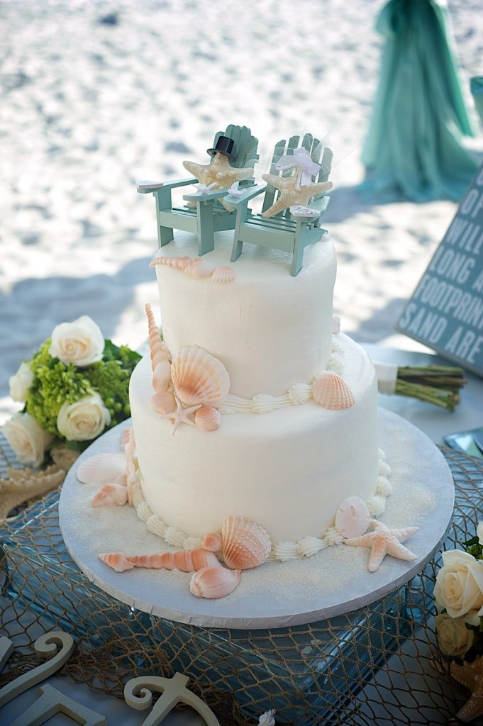 Beach Wedding Cake Ideas
 Simple Beach Wedding Cakes