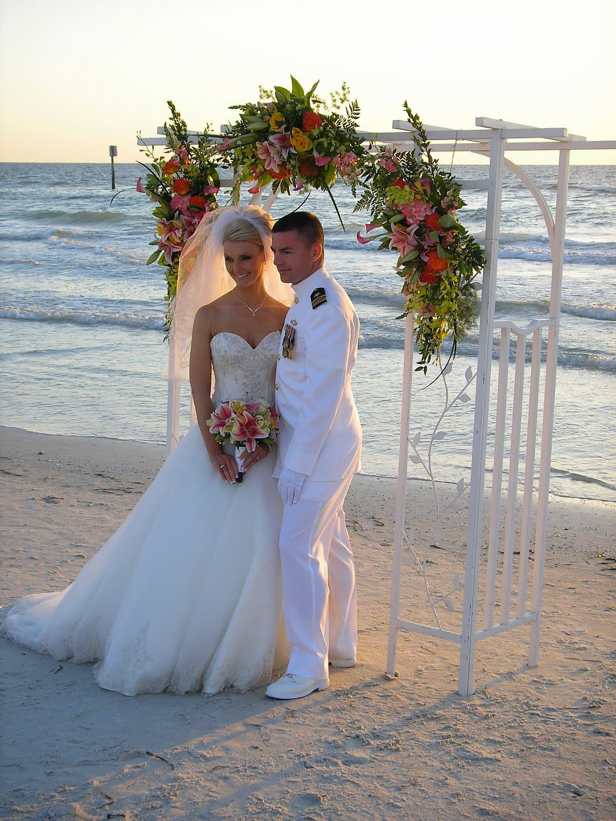 Beach Wedding Pics
 For Better For Less Wedding Flowers Hilton Clearwater