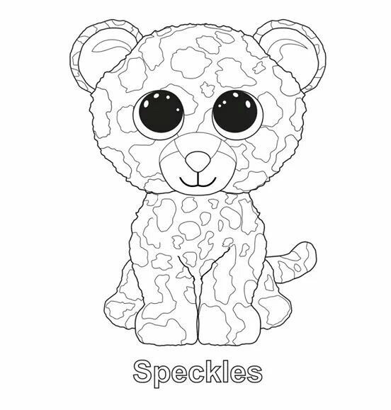 Beanie Baby Coloring Pages
 17 Best images about ty beanie kleurplaten on Pinterest
