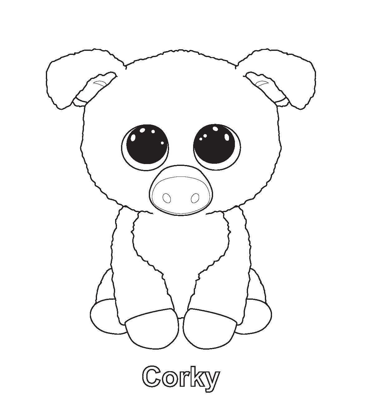 Beanie Baby Coloring Pages
 Ty beanie boo coloring pages and print for free