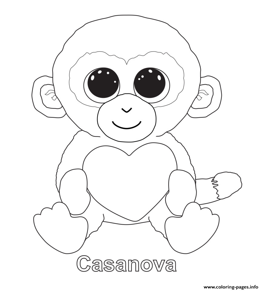 Beanie Baby Coloring Pages
 Beanie boo coloring pages