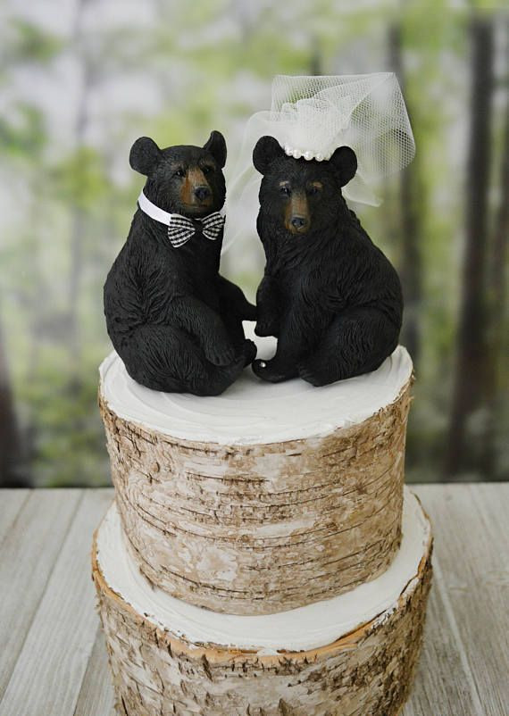 Bear Wedding Cake Topper
 Pin on wedding cakes