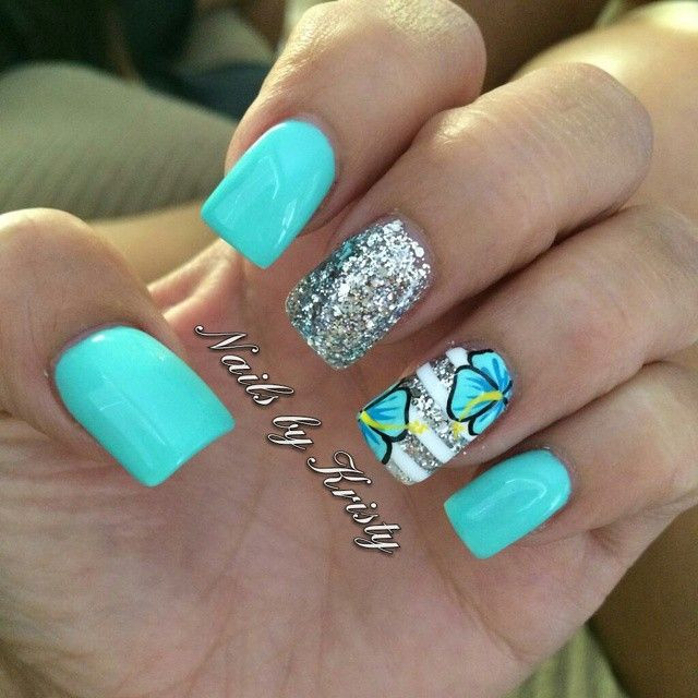 Beautiful Nails Fresno
 Kristy pellouso on Instagram “Blue version acrylicnails