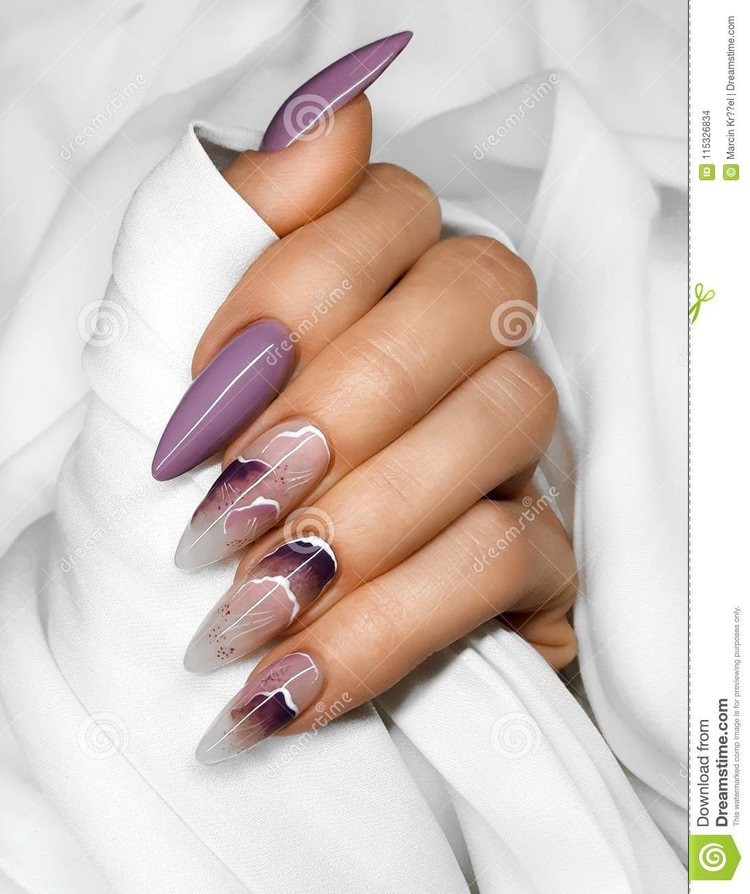 Beautiful Nails Prices
 Female Hands With Beautiful Colorful Hybrid Nails And