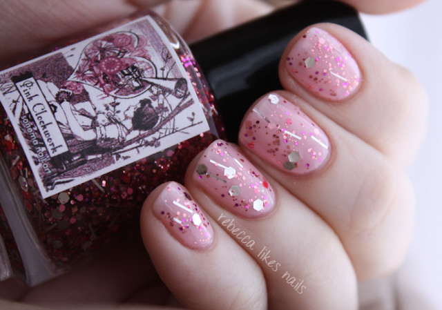 Beautiful Nails Sonoma
 rebecca likes nails Sonoma Nail Art Pink Clockwork