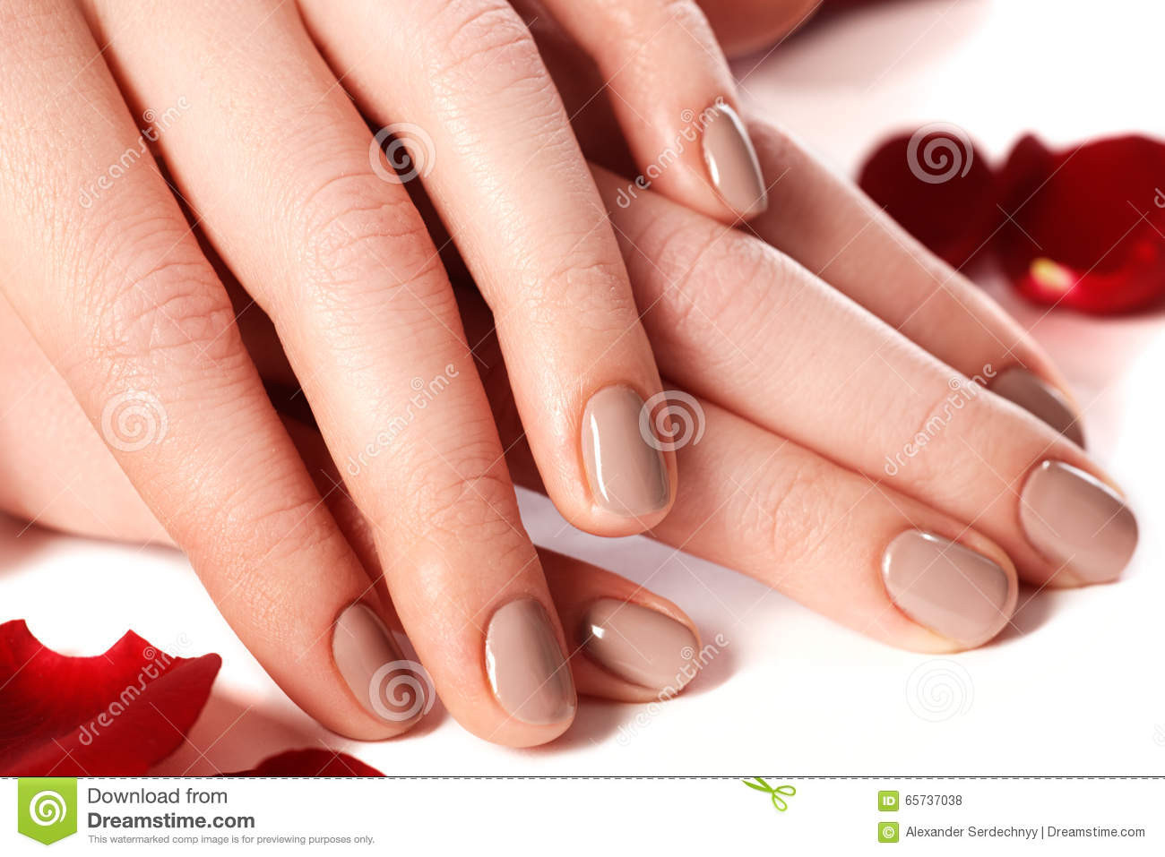 Beautiful Natural Nails
 Beautiful Female Finger Nails With Natural Nail Closeup