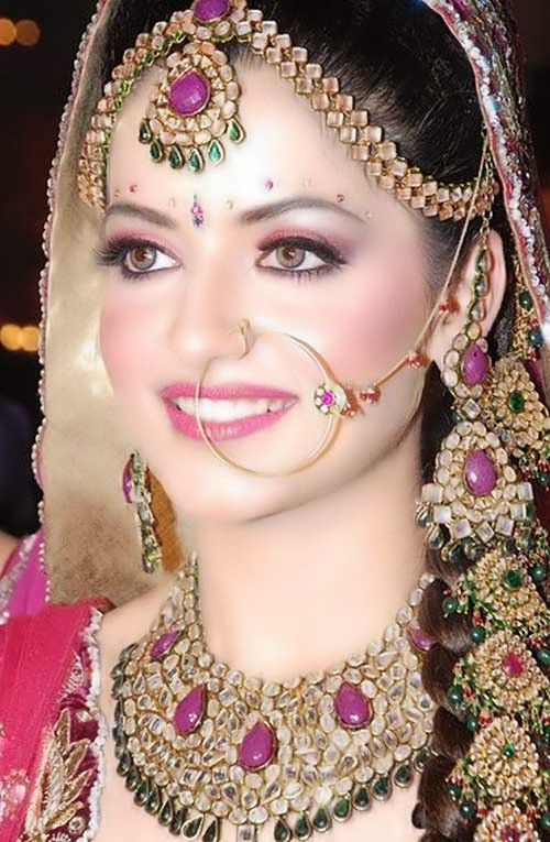 Beautiful Wedding Makeup
 beautyfashionandkiran Most beautiful Indian Bridal Looks