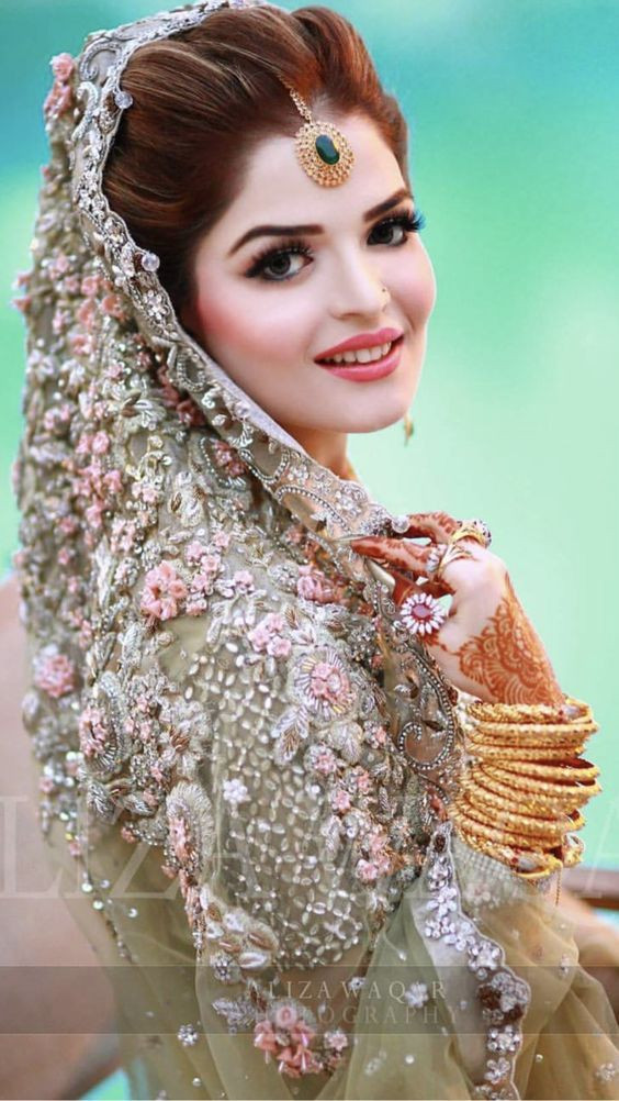 Beautiful Wedding Makeup
 Latest Engagement Dresses Collection 11