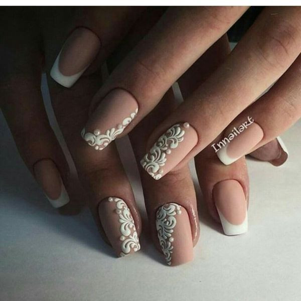 Beautiful Wedding Nails
 Beautiful wedding nails Bridal nails Wedding French