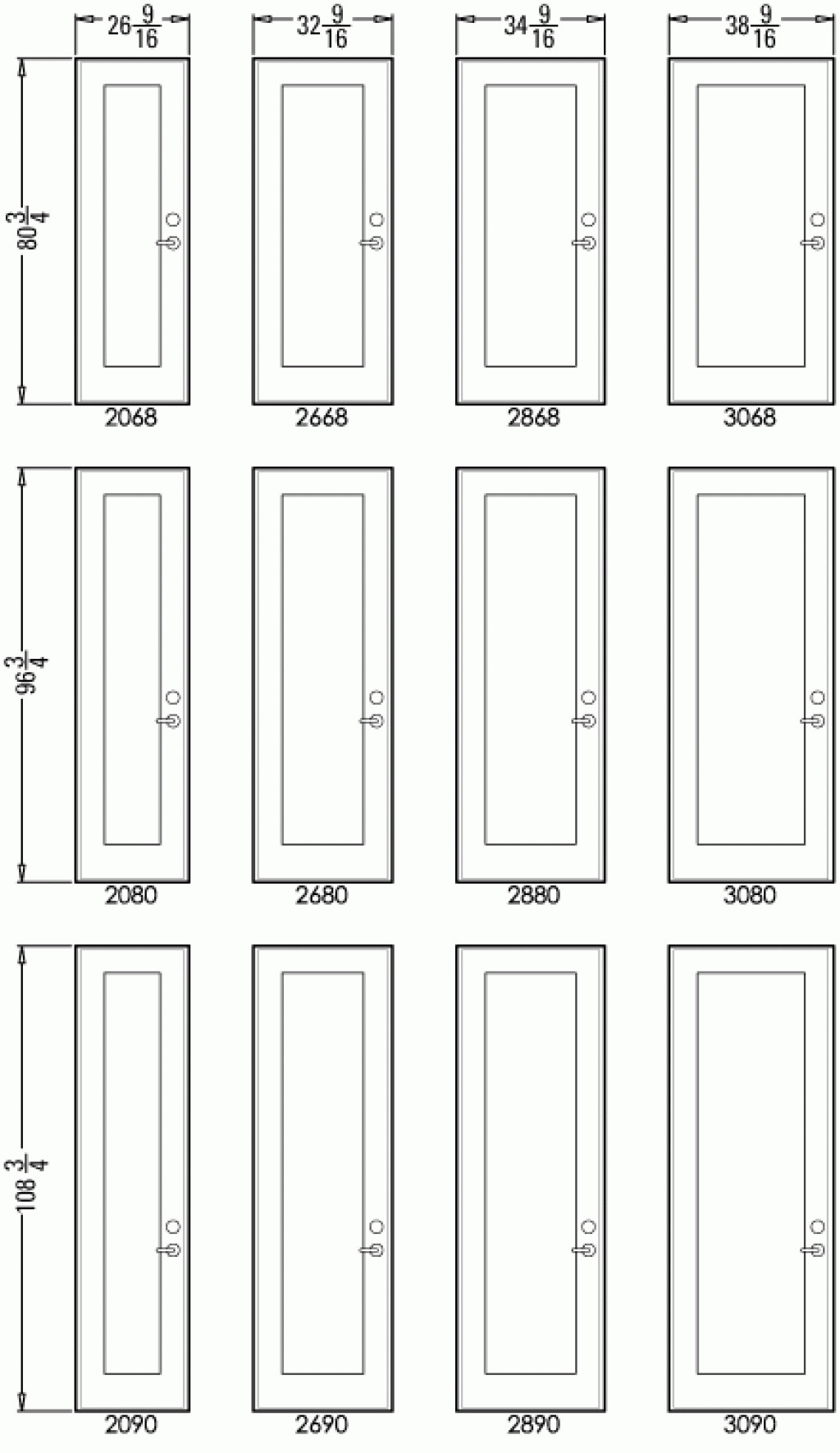 Bedroom Door Dimensions
 Door Peephole Height & Front Door With Peephole Standard