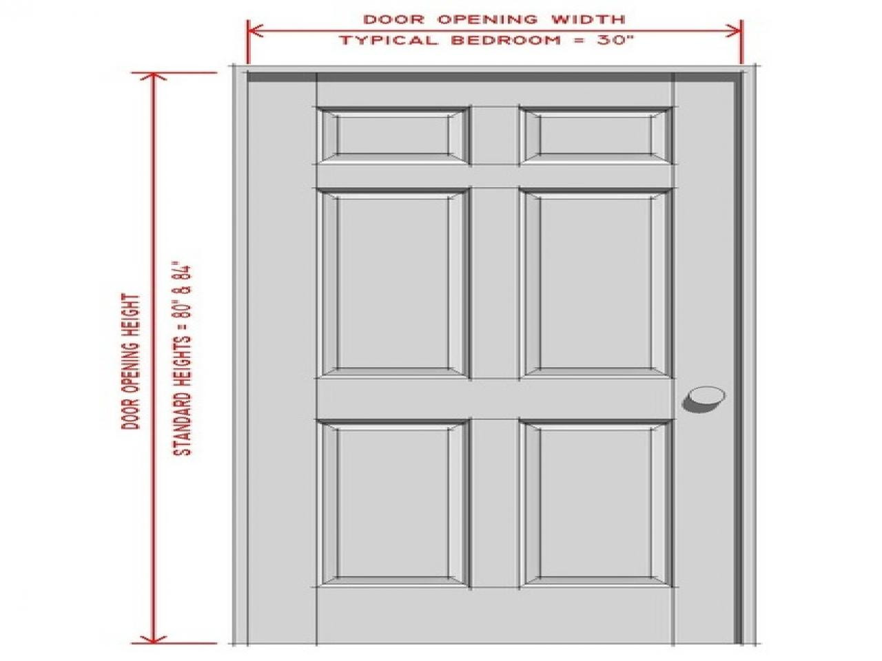 Bedroom Door Dimensions
 Door Size Mm & Double Doors Width Nice Standard Interior