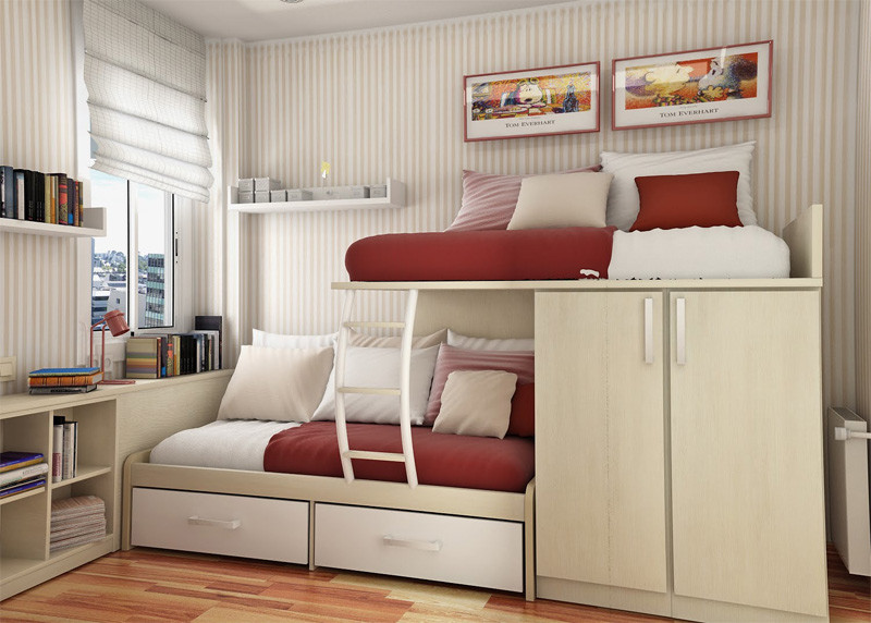 Bedroom Furniture For Small Rooms
 55 Thoughtful Teenage Bedroom Layouts DigsDigs