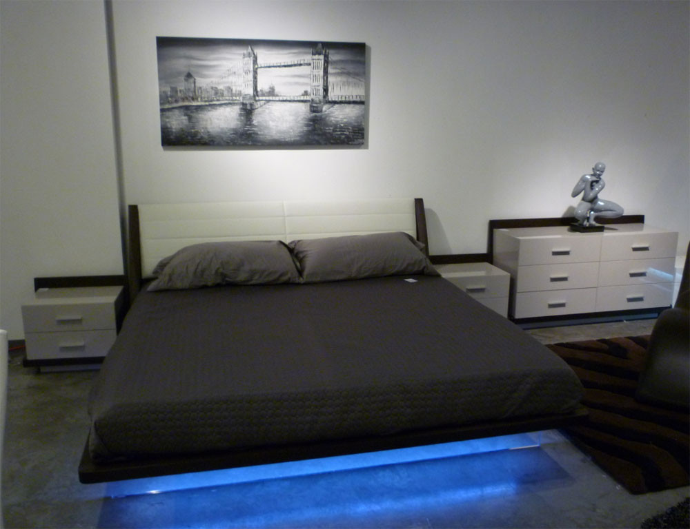Bedroom Set With Led Lights
 Modern LED Bedroom Set Rivera