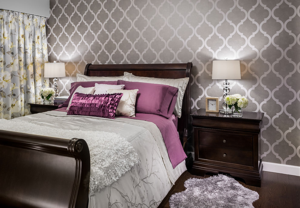 Bedroom Wallpaper Designs
 22 Geometric Wallpaper Designs Decor Ideas