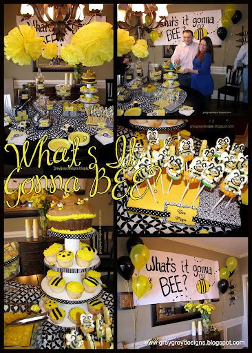 Bee Gender Reveal Party Ideas
 Gender Reveal Party "What s It Gonna Bee "
