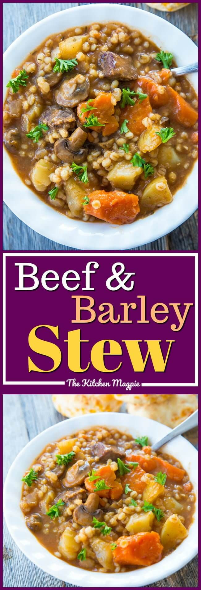 Beef Barley Stew Recipe
 Beef & Barley Stew Slow Cooker or Instant Pot