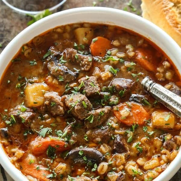 Beef Barley Stew Recipe
 Slow Cooker Beef and Barley Stew • a farmgirl s dabbles