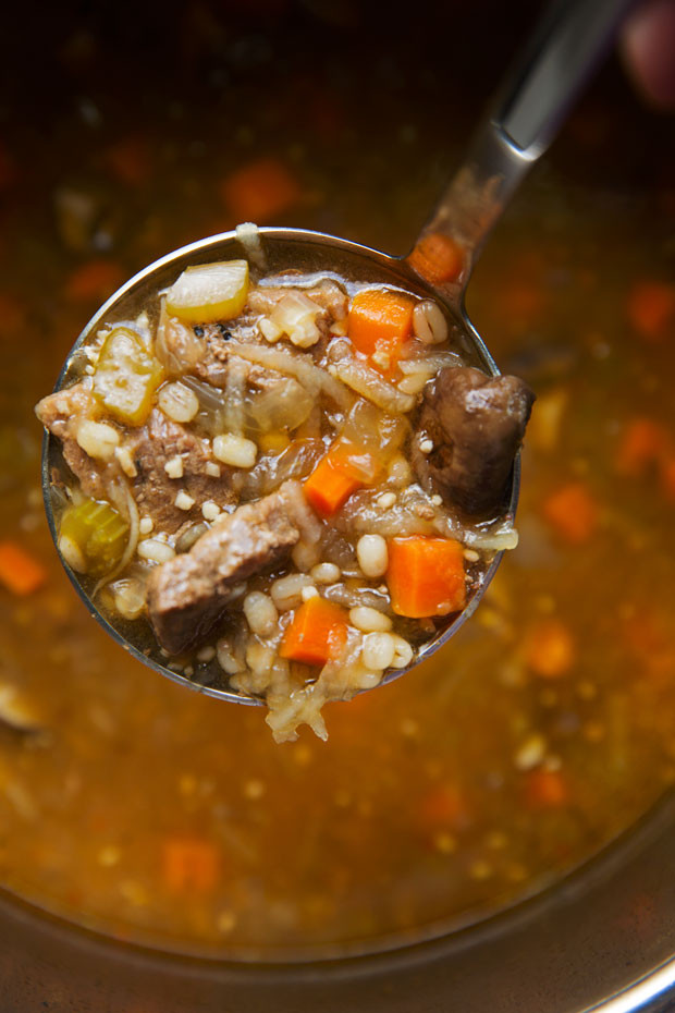 Beef Soup Instant Pot
 forting Beef Barley Soup Instant Pot Recipe