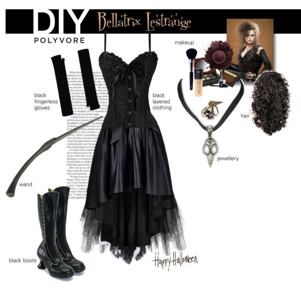 Bellatrix Lestrange Costume DIY
 DIY Halloween Costume Bellatrix Lestrange