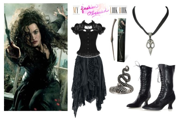 Bellatrix Lestrange Costume DIY
 Bellatrix Lestrange Inspired DIY Look harrypotter