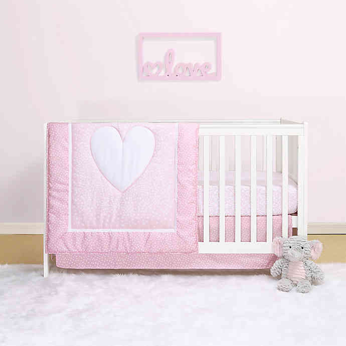 Belle Baby Bedding And Decor
 Belle Hearts 4 Piece Crib Bedding Set