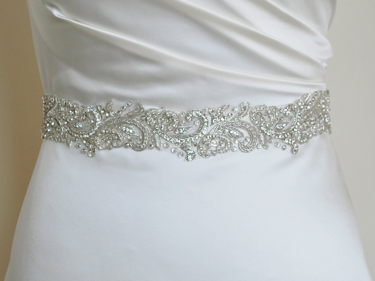 Belt For Wedding Dress
 Luxury bridal belt silver wedding belt wedding dress belt