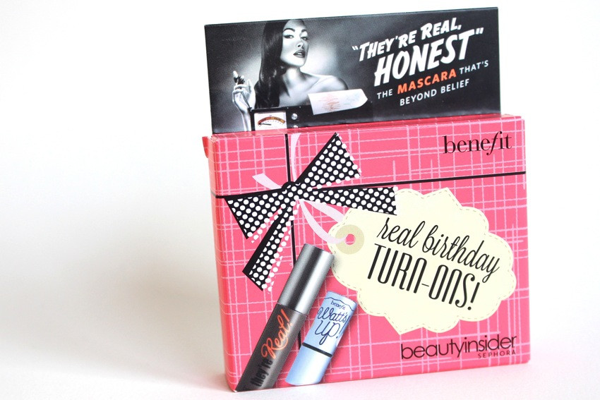 Benefit Birthday Gift
 theNotice Benefit They re Real & Watt s Up review