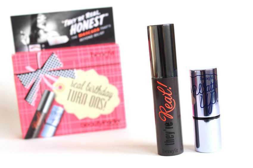 Benefit Birthday Gift
 theNotice Benefit They re Real & Watt s Up review