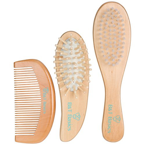 Best Baby Hair Brush
 Baby Hair Brush and b Set 3 in 1 Two Brushes and e