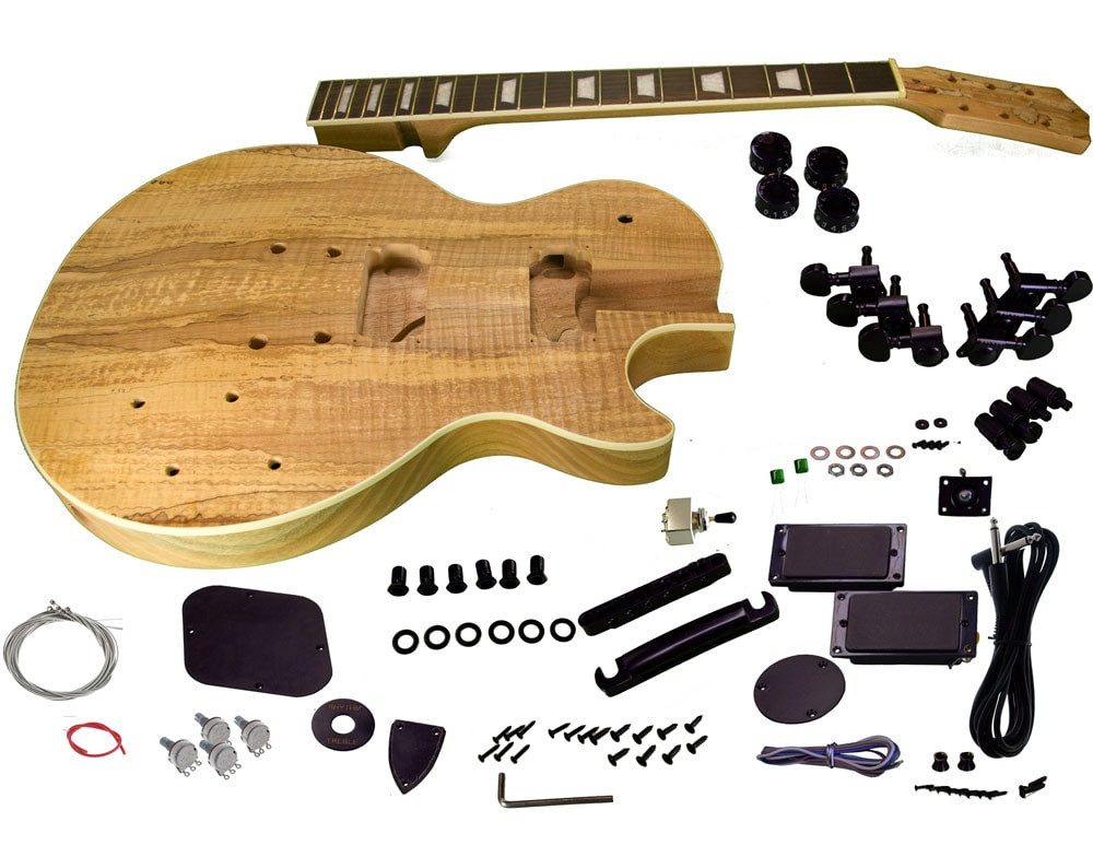 Best DIY Guitar Kits
 Solo LP Style DIY Guitar Kit Mahogany Body Spalted Maple