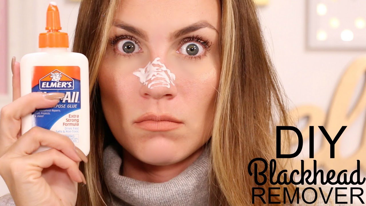 Best Face Mask For Blackhead Removal DIY
 Glue Nose Strip Beauty Hack Pinterest DIY Blackhead