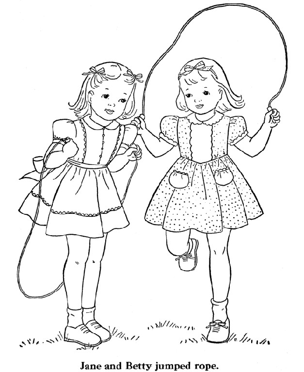 Best Friend Coloring Pages For Girls
 Girl Best Friend Coloring Pages