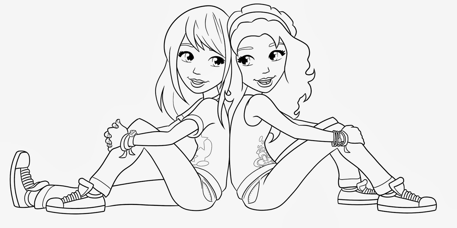 Best Friend Coloring Pages For Girls
 Jesper Soelberg LEGO Wear Friends Illustrations