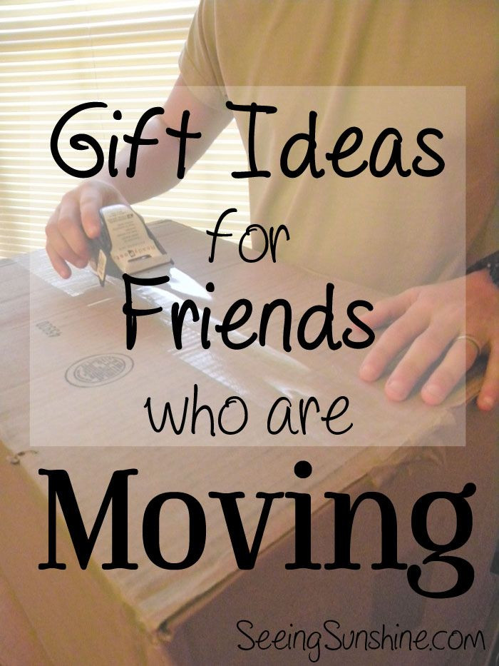 Best Friend Moving Away Gift Ideas
 Gift Ideas for Moving Friends