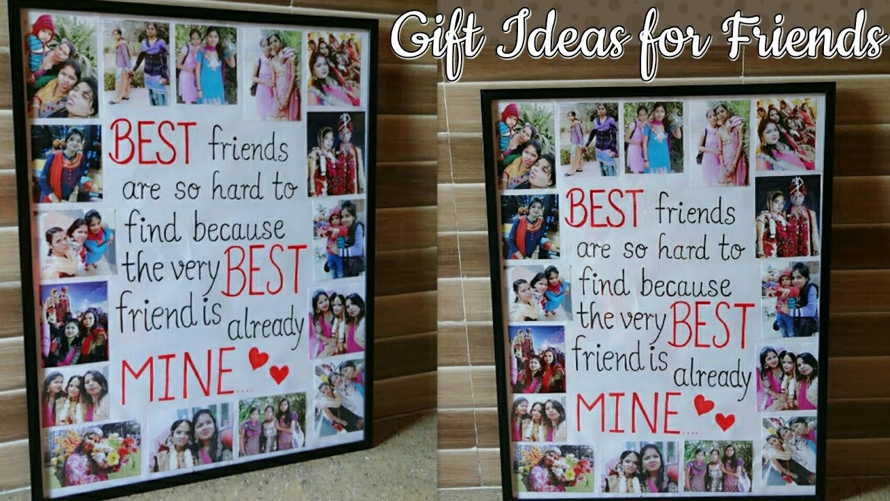 Best Friend Picture Gift Ideas
 Collage Perfect Gift Idea for a Friend How to make
