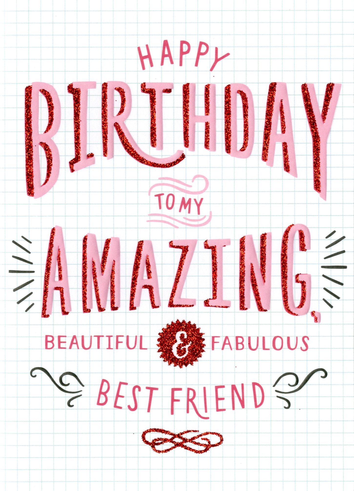 Best Friends Birthday Cards
 Amazing Best Friend Birthday Card