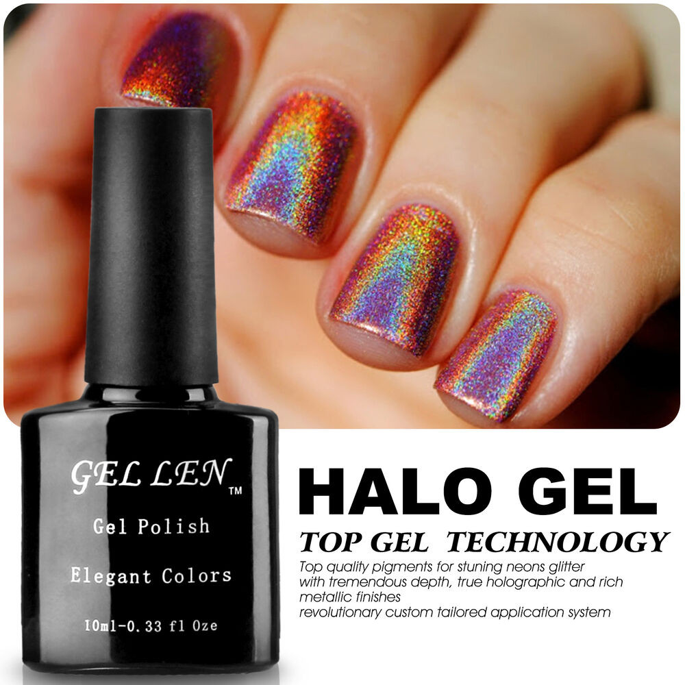 Best Gel Nail Colors
 Halo French Gel Polish Soak f UV Gel Color Glitter Nail