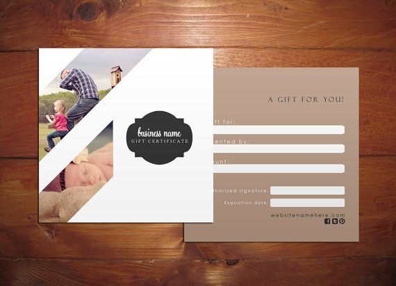 Best Gift Certificate Ideas
 17 Best images about new t card ideas on Pinterest