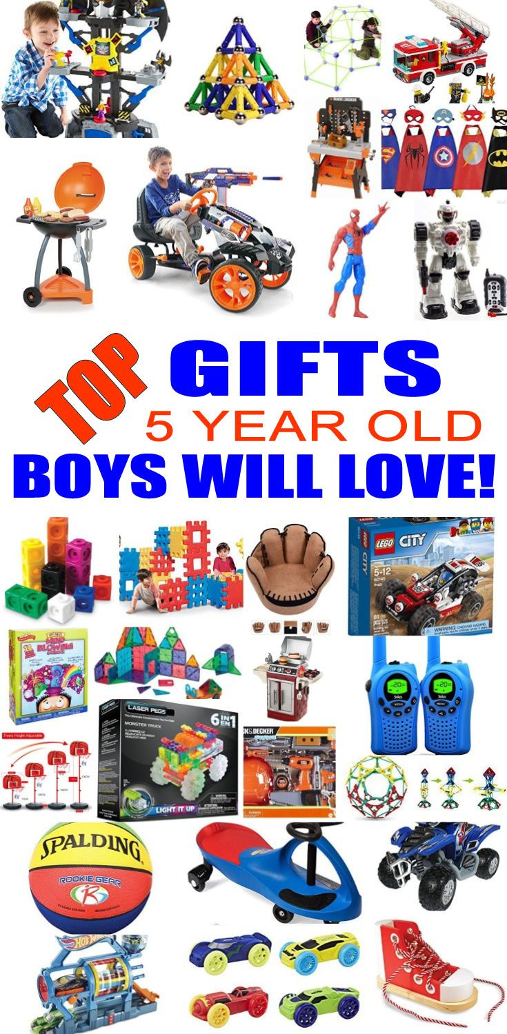 Best Gift Ideas For 5 Year Old Boy
 Top Gifts 5 Year Old Boys Want