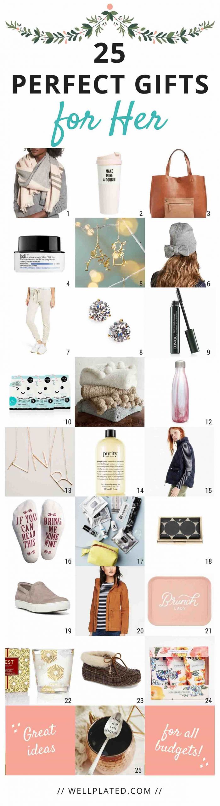 Best Gift Ideas For Her
 25 Perfect Gifts for Her