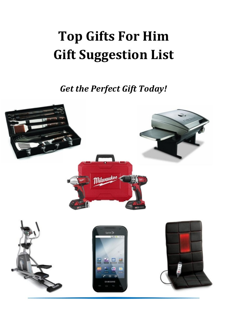 Best Gift Ideas For Him
 Top Gifts For Him Amazon Gift Suggestions List