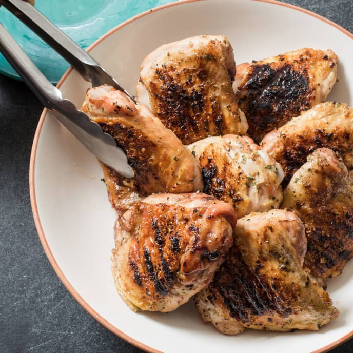 Best Grilled Chicken Thighs
 Best Grilled Chicken Thighs with Mustard and Tarragon