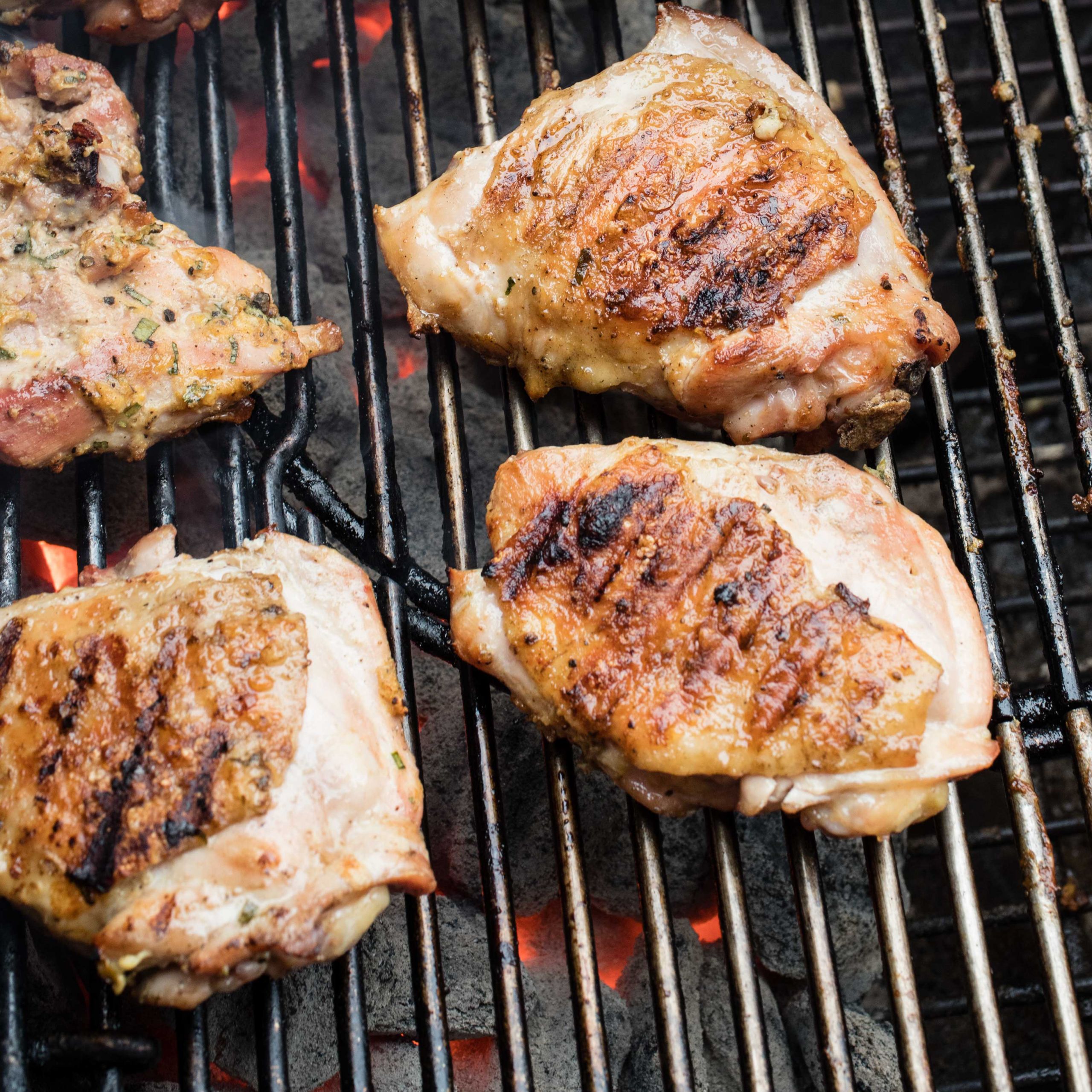 Best Grilled Chicken Thighs
 Best Grilled Chicken Thighs with Mustard and Tarragon for
