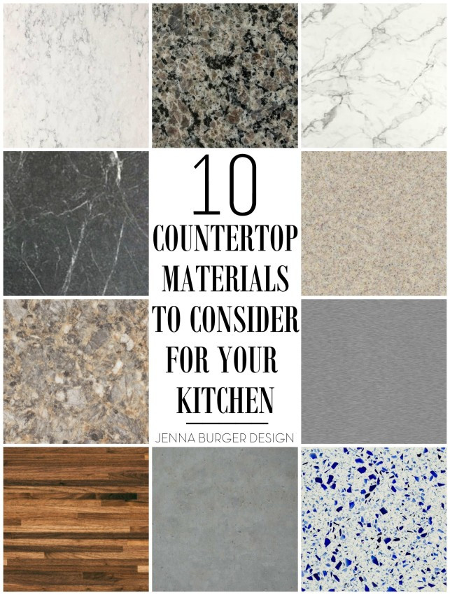 Best Kitchen Counter Material
 10 Countertop Materials to Consider for the Kitchen