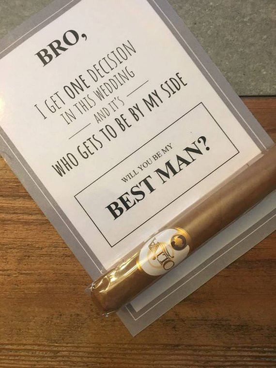 Best Man Gift Ideas From Groom
 Instant Download Will You Be My Best Man in 2019